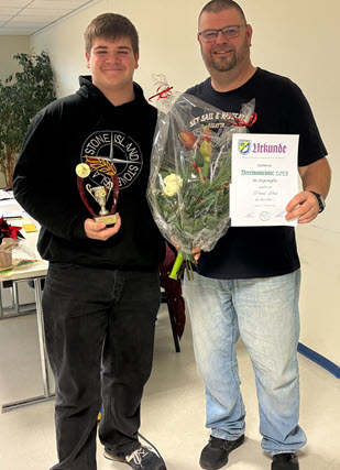 Unser Jugend-Vereinsmeister 2025 Paul Lau